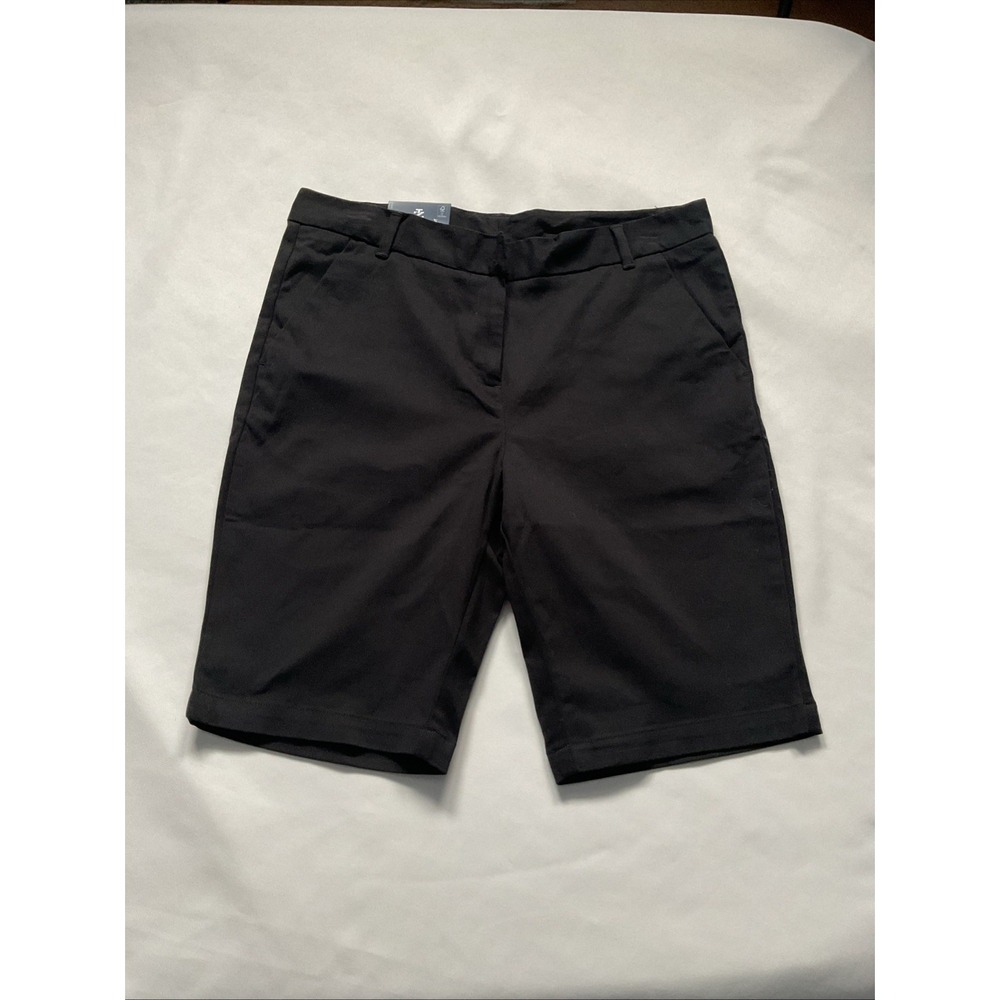 Izod Approved Schoolwear Size 11‎ Black Skinny Bermuda Shorts School Uniform